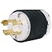 Iron Box NEMA L14-30P Generator Plug - Rated 30A 125/250V, 4 Prong for 7500W Generators - Iron Box # IBX-L1430P (1) primary