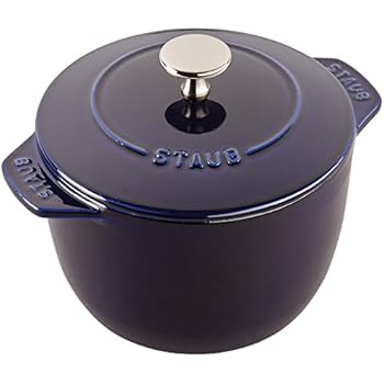 Staub 11721691 Cast Iron 1.5-qt Dark Blue Petite French Oven