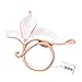 SENFAI Lovely Enamel Flower Magnetic Clip Eyeglass Holder Brooch Custom Jewelry(White 2)