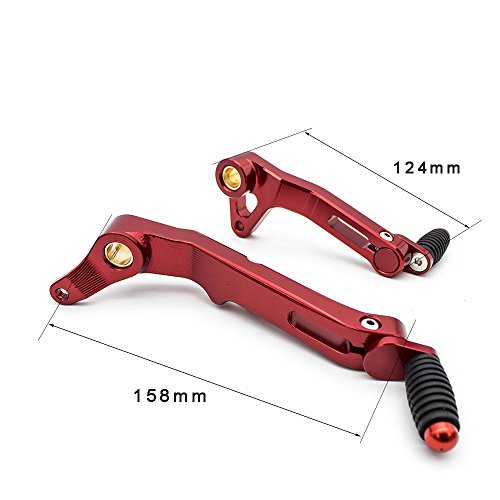 FXCNC Racing Motorcycle Brake Clutch Gear Shift Pedal Levers Fit For Ducati Monster 821 1200, Monster 821 Stripe 2015