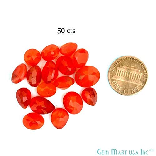 50 cts Carnelian Loose Gemstones, Carnelian Stone, Orange Stone, Mix Shape Stones (CN-60001)