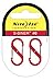 Nite Ize SBP0-2PK-10 S-Biner Plastic Size-0 Double Gated Carabiner, Red, 2-Pack
