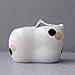 Birsppy YOURNELO Exquisite Ceramic Animal Pen Pencil Holder Desk Organizer Accessories (Recumbent Cat)