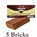 Plantonix Coco Coir Brick, OMRI listed for Organic Use (5 Bricks)