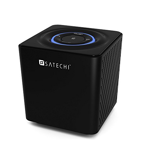 Satechi ST-69BTS Audio Cube Portable Bluetooth Speaker System for iPhone 6+, 6, 5S, 5C, 5, 4S/Samsung Galaxy S6 Edge, S7, S6, S5, S4, Note/HTC/Droid/Nexus 6P, 6, 5X,