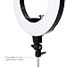 LimoStudio 18 Inch Bi-color LED Ring Light for Video & Photography, Color Temperature Adjustable & Brightness Control Dimmer Switch, Camera Mounting Adapter Bracket, AGG2394V3