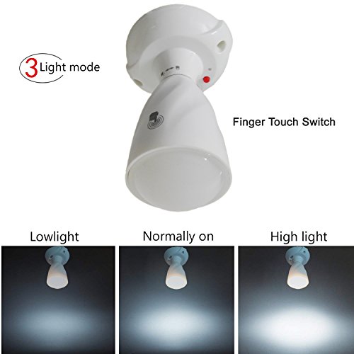 Multiple Solar House Lighting Kits Finger Touch Switch 3 Power Modes Table Lamp with USB Charger Solar Powered Led Torch/Shed Light/Wall Light/Ceiling Light Indoor - Thumbnail 6