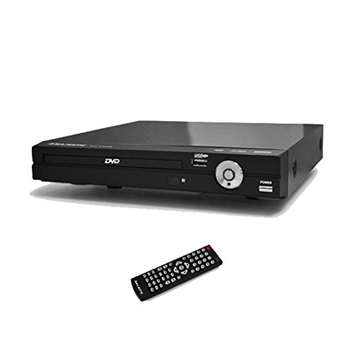 Majestic DVX 475 USB - Lettore DVD/MPEG4 con ingresso USB, presa Euro SCART, telecomando, Nero