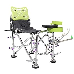 Porta Camping Pliant Directeur Pêche Chaise Chaise Pliante Multi-fonction Pêche Tabouret équipement De Pêche