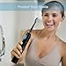 Sonic Electric Toothbrush Rechargeable-Includes UV Sanitizer and Timer 5 Brush Modes 4 Replacements Heads Holder and Charger, Waterproof for Shower and Family - RLT236 Black-by BESTEK