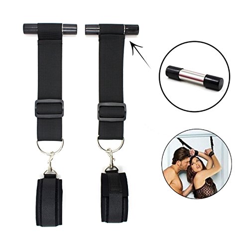 Lesik Over The Door Entryway Restraints Hanging Wrist Bondage Straps for Couple Game Sex Toys
