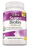 Pure Biotin for Stronger Hair and Healthy Nails -   Biotin 5000 By Quality Nature Completely Safe and Non-toxic Vitamin for Your Hair and Skin 100% Pure Natural Supplement - 60 Softgels a Healthy Dose of Biotin for 60 Days!