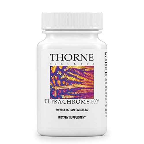 Thorne Research - UltraChrome 500 mcg - Chromium Complex Supplement to Support Healthy Blood Sugar Levels - 60 Capsules