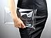 Flada Women's PVC Clear Clutch Transparent Handbag Purse Casual Messenger Bag, Large