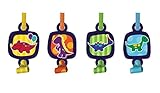 Creative Converting Little Dino Party Blowouts with Medallions (8 Count)