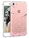 iPhone 7 Case, Hepix Cherry Blossom Floral Print Clear Case TPU Soft Protective Transparent Back Cover [4.7 inch]