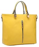 Heshe Fashion Women Genuine Leather Top-handle Tote