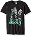 Men's Marvel Groot Guardians of Galaxy 2 Mix Tape Graphic T-Shirt 2XL Black