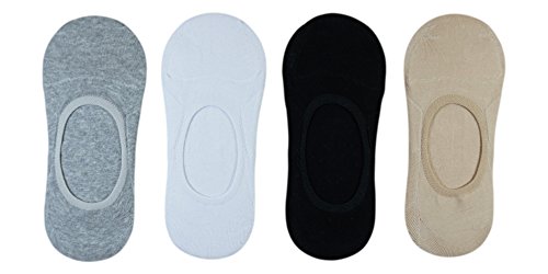 Plain no-show socks (mulitcolor) - men s socks - 4 pack