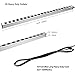 20 Wide-Spaced Outlet Heavy Duty Metal Power Strip with 15ft Ultra Long Extension Cord, 15A/125V/1875W, Overload Protective Switch, ETL Listed, Silver