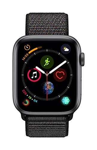 Apple Watch Series 4 (GPS, 44mm) - Space Gray Aluminium Case with Black Sport Loop