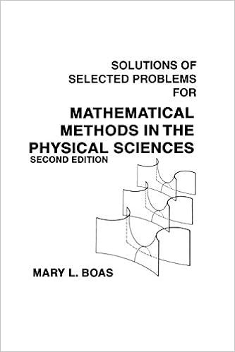  Mathematical Methods In The Physical Sciences Mary Boas Applied