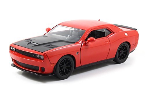 Jada Big Time Muscle 2015 Dodge Challenger SRT Hellcat 1/24 Scale Diecast Model Car Orange (Display Version No Retail Box)