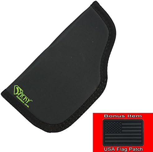 Sticky Holster LG-6L MOD For Sig P226 & Beretta 92 w/ Rail Mounted Lasers (w/ Bonus Velcro USA Black Flag Patch)