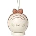 Precious Moments May The Gift Of Love Be Yours This Season Dated 2017 Bisque Porcelain Ball Ornament with Base 171003
