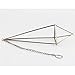 Wall Freestanding Hanging Metal Triangular Shape Tillandsia Air Plant Holder Rack Geometric Himmeli Sculpture Bronze Color (HEIGHT 9.8 inches) No Plants