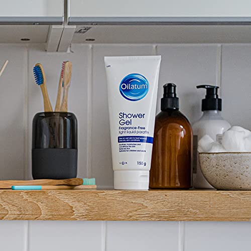 Oilatum Shower Gel Fragrance Free To Treat Dry Skin & Eczema 150ml on
