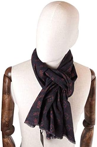 Amazon アルテア 小紋柄 ウール ストール Al192ua ネイビー マフラー メンズ ストール マフラー 通販