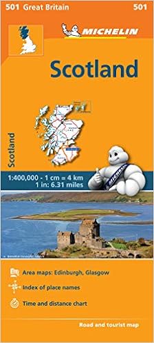 mapa carreteras escocia michelin Mapa Regional Scotland (ESCOCIA): MICHELIN: 9782067183216: Amazon 