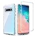 BENTOBEN Galaxy S10 Case Clear, 3 in 1 Heavy Duty Shockproof Rugged Hard PC Cover Soft TPU Bumper Three Layer Durable Slim Full Body Protective Phone Cases for Samsung Galaxy S10, Crystal Clear