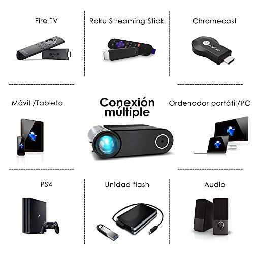 Proyector-proyector-Elephas-Full-HD-5000-Lumen-de-50000-Horas-proyector-Home-Theatrer-de-200-Pulgadas-1080P-Compatible-con-PS4-PC-a-travs-de-HDMI-VGA-TF-AV-y-USB-con-Bolsa-Black