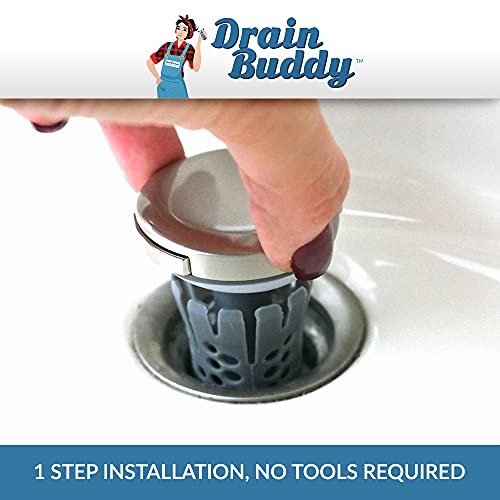Drain Buddy Deluxe No Installation Clog Preventing Bathroom Sink