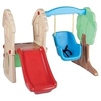 Toddler Swing Set Swing N Slide Tots Indoor Outdoor Swings Seat Infant Playground Baby Play Swingset For Kids Slide Bucket Child Backyard Safe Kid Slides NEW