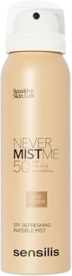 - Invisible Never Mist Me, Brume Solaire SPF50, 100 ml