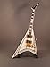 Mini Guitar for Randy Rhoads White V Display Gift