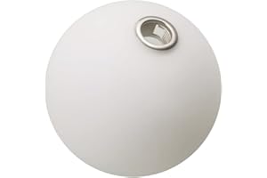 KCO Lighting Frosted White Glass Globe Shade Replacement Frosted White Glass Lampshade Cover for Light Fixtures Wall Sconces Chandelier Pendant Light, 5.9” Diameter