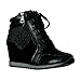 Forever Link Women's Shea-42 Fashion Wedge Sneakers