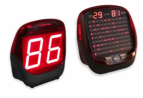 Oxycute GD Kelly's Eye Wingo Bingo Machine 4" - Modern, Innovative Design, Adults 18+, 1-90 Bingo Games