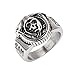 Grim Reaper Skull Stainless Steel Ring - Size 12
