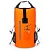 30L Waterproof Backpack Dry Float Bag with Zipper Pocket and Adjustable Shoulder Straps - Large Sack for Kayaking,Beach,Snowboarding Water Sports