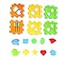 Zatan Baby Colorful 10 Hole Cube Matching Block Intelligence Educational Sorting Box Developmental Toy Plastic Cube Shape Puzzle Blocks Kids Gifts