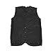 Betty Dain Cool Vent Mesh Back Barber Vest, Black, XL