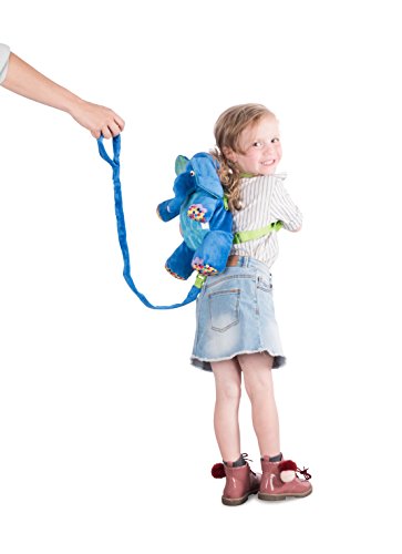 Eric Carle The Very Hungry Caterpillar Backpack Harness, Elephant, Polyester, Elephant Backpack, Childrenâ€™s Backpack, Blue