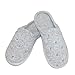 Isotoner Womens Terry Scalloped Embroidered Clog Slippers, L, Pink