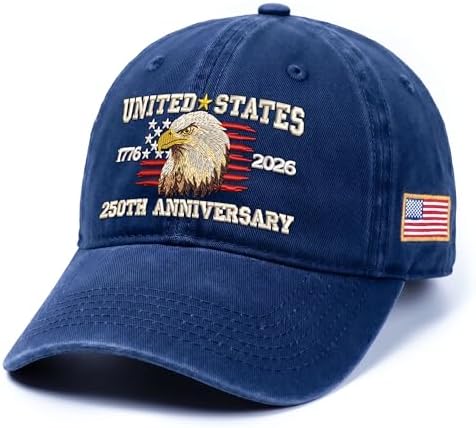 Ronald Reagan USS CVN 76 Commissioning Baseball Cap with Gold Leaf