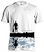Scuba Diving Shirt: Diver Silhouette : Freedive | Scuba Dive | Spearfishing - L White